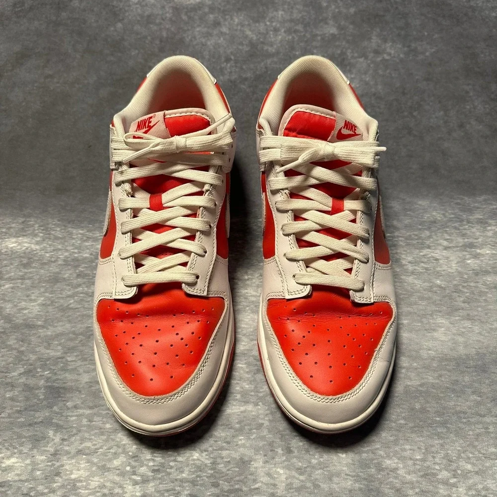 Nike Dunk Low Championship Red White Red Men's Sneakers Size US 11.5‎ DD1391-600